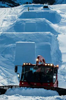 Un snowpark unique sur le plus grand glacier d'Autriche